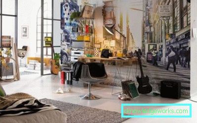 3d pozadina za zidove - fotografija za dnevni boravak