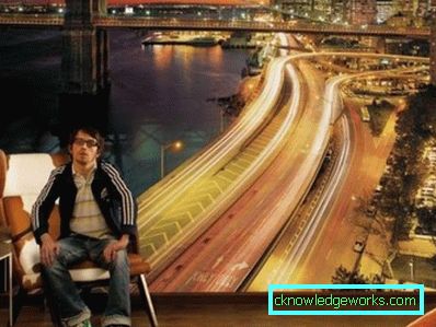 3d pozadina za zidove - fotografija za dnevni boravak