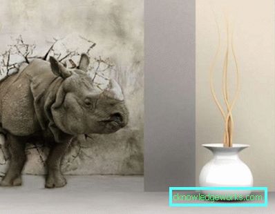 3d pozadina za zidove - fotografija za dnevni boravak