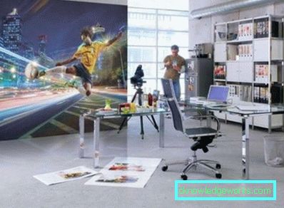 3d pozadina za zidove - fotografija za dnevni boravak