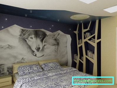 364-3D pozadina u spavaćoj sobi - 70 fotografija