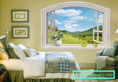 364-3D pozadina u spavaćoj sobi - 70 fotografija