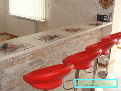 Bar counter učiniti sami kuhinju Bar counter učiniti sami kuhinju