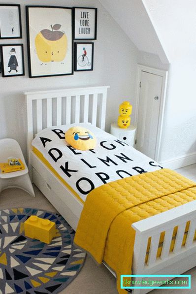 128 Dječja soba 12 kvadrat. m. - 100 fotografija