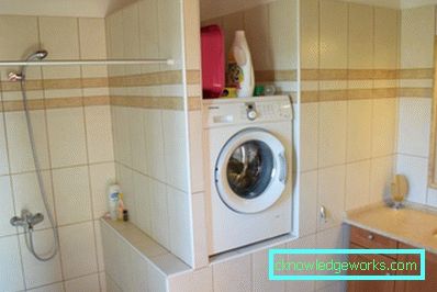 Perilica rublja u kupaonici - 79 fotografija ideja dizajna interijera