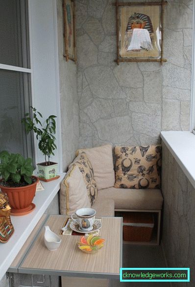 Loggia 6 metara - 95 fotografija originalnih dizajnerskih rješenja