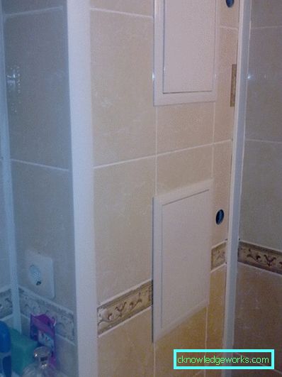 Kako sakriti cijevi u kupaonici - fotografije najboljih opcija od profesionalaca