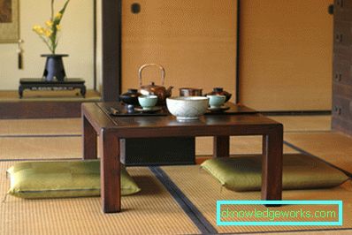 254-japanskom stilu dnevni boravak minimalizam