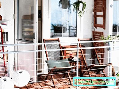 Mali balkon - elegantan i praktičan dizajn (88 fotografija)