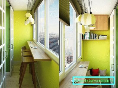 Mali balkon - elegantan i praktičan dizajn (88 fotografija)