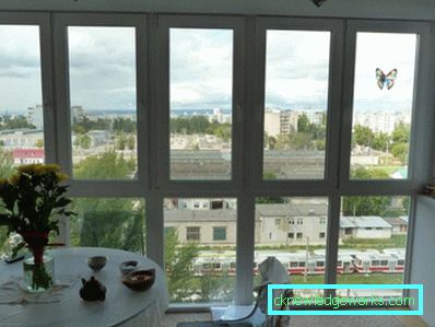 Dizajn loggie - 45 fotografija najboljih kombinacija