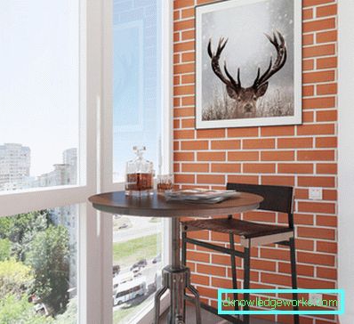 Mali balkon - elegantan i praktičan dizajn (88 fotografija)