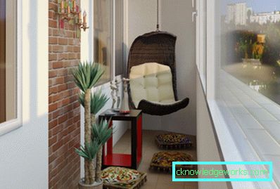 Dizajn balkon u stanu - kako to treba biti
