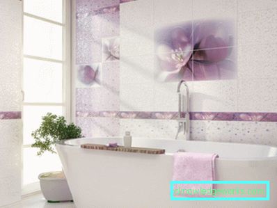 Ljubičasta kupaonica - neobično rješenje boja