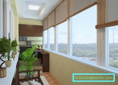 Dizajn balkon u stanu - kako to treba biti
