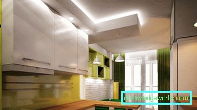 Dizajn kuhinja-dnevni boravak površine 16 četvornih metara. m Dizajn kuhinja-dnevni boravak površine 16 četvornih metara. m