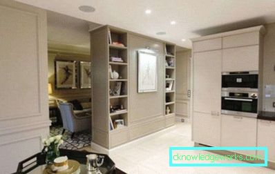 Dizajn kuhinje-blagovaonice-dnevnog boravka u apartmanu