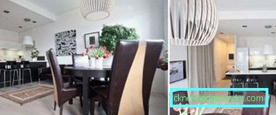 Dizajn kuhinje-blagovaonice-dnevnog boravka u apartmanu