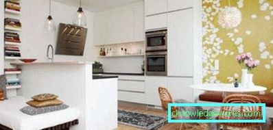 Dizajn kuhinje-blagovaonice-dnevnog boravka u apartmanu