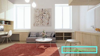 Dizajn jednosobnog apartmana - 150 fotografija suvremenog dizajna interijera