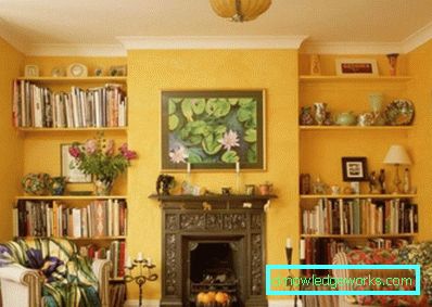 30-dnevna soba u žutoj boji - 70 fotografija