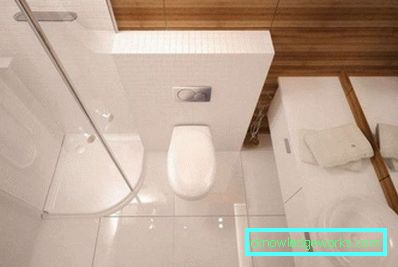 Unutarnja kupaonica s wc-om 4 m2 - foto rješenja