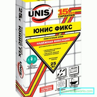 Unis ljepilo za pločice: karakteristike i opseg primjene