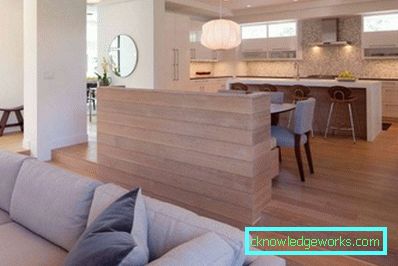 Kuhinja-dnevni boravak 25 m² m - foto dizajn