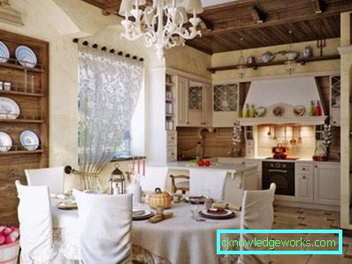 Kuhinja u kolonijalnom stilu 305 - 90 fotografija