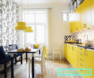 306-Kuhinja u boji limuna - 75 fotografija