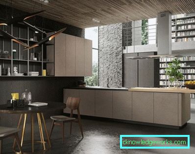166-Kuhinja u stilu minimalizma - 70 fotografija