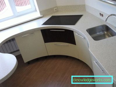 360-kuhinja countertop - koji jedan