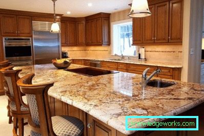 360-kuhinja countertop - koji jedan