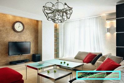 Renoviranje dnevnog boravka - fotografije stvarnog dizajna