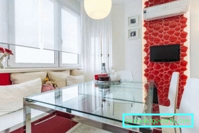 Zavjese za malu kuhinju - dekoracija prozora u kuhinji u modernom stilu fotografije