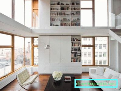 Moderni zidovi u dnevnom boravku - fotografije interijera