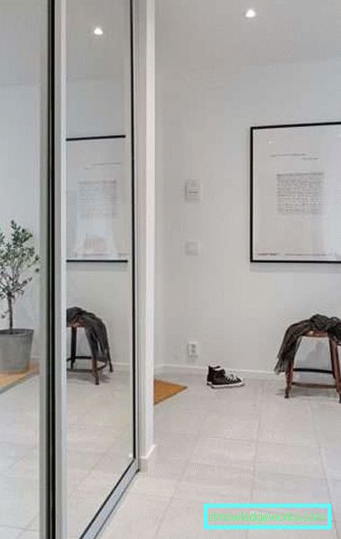 Ogledalo u hodniku Feng Shui